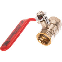 Шаровой кран Terma RED 1/2 в/в ручка 26111