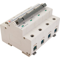 Автоматический выключатель EKF PROxima ВА 47-125, 4P, 100А, D, 15кА mcb47125-4-100D
