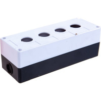 Корпус TDM КП104 для кнопок, 4места, белый SQ0705-0004