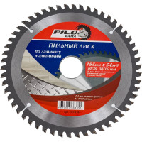 Диск пильный по ламинату и алюминию (185х30/20 мм; 54TPI) Pilorama 511854