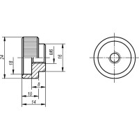 Ручка с накаткой KIPP K0137.106