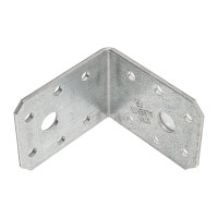 Перфорированный уголок ALBERTS оцинкованный, 60х60х45х2.5 мм 330835