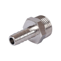 Штуцер НР никелированный 1/2"x10 мм STOUT RG008T5Q73SB92