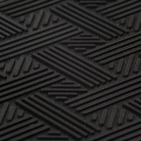 Резиновый коврик SUNSTEP Плетеный 45х75 см, черный 31-041