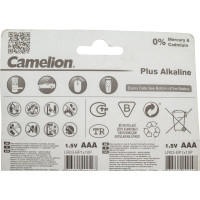 Батарейка Camelion, 1.5В LR03 Plus Alkaline BP1x10P LR03-BP1x10P 14136