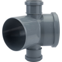 Отвод Политэк 110х45 градусов, с выходом 50, левый+правый 34521050Л 345111050ЛП