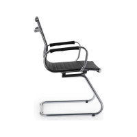 Кресло UTFC СН-300 Кайман Н/п хром S-0401 черное КайманНп32