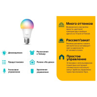 Умная многоцветная wi-fi лампа TP-Link Tapo L530E