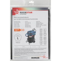 Мешок для пылесоса Bosch GAS 55, Bort, Makita, Dewalt, многоразовый, класса L, 43 л ROCKSTAR ZIP-R11