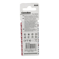 Батарейка Plus Alkaline SP8 LR03 (LR03-SP8, 1.5В), 8 шт. Camelion 14861