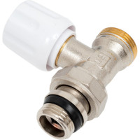 Радиаторный прямой вентиль MVI ручной регулировки с самоуплотняющимся кольцом 1/2" под евроконус TR.214.04