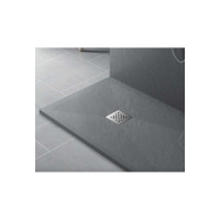 Поддон для душа VINCEA из искусственного камня, 900x900x25, серый VST-4SR9090G