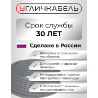 Кабель ВВГнг(А)-LS 5x1,5ок(N,PE)-0,66 Угличкабель бухта 50 м P160250B2000310-05