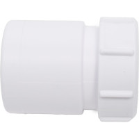 Трубный компрессионный переходник McAlpine Дн=50мм х Ду=40мм., белый 5040J-WH