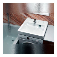 Раковина над стиральной машиной Teymi Kati Pro 60x60, литьевой мрамор T50410 ЦБ-00266896