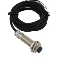 Диффузионный фотодатчик INNOCONT М12x1, зона срабатывания до 10 см, -10 +60 С, 12…24 VDC, IP67, выход: NPN NO, макс. ток 200 мА, время реакции 3 мс, кабель 2 м PES-D12-NO10D