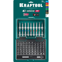 Набор бит в боксе KRAFTOOL c-drive 71 71 предмет 26067-H71