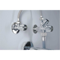 Универсальный угловой вентиль Grohe 1/2", хром 2201600M