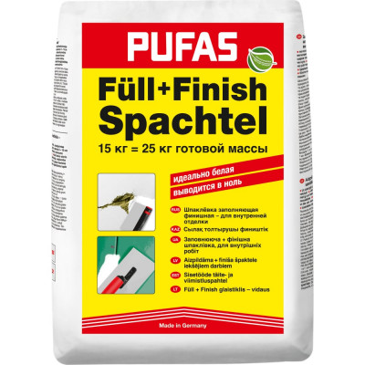 Заполняющая шпаклевка финишная Pufas Full+Finish 3008092