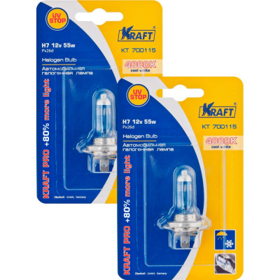 Автоламп комплект KRAFT Pro +80% more light KT 700222