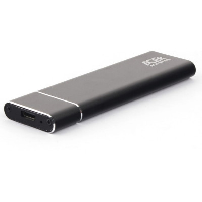 AgeStar USB 3.2 Type-C Внешний корпус M.2 NGFF (B-key), алюминий, чёрный, 3UBNF5C (BLACK) 3UBNF5C 3UBNF5C (BLACK)