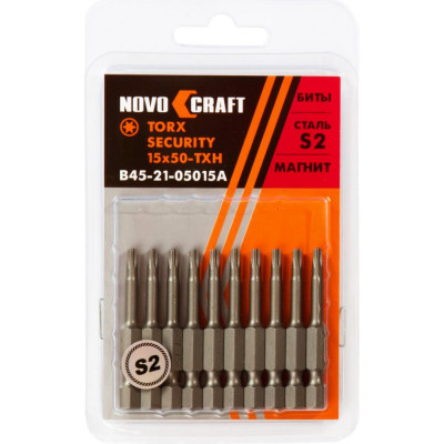 Биты NOVOCRAFT Torx SECURITY B45-21-05015A