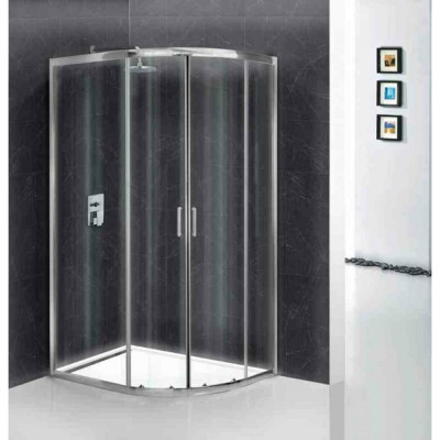 Душевой уголок BelBagno UNO-195-RH-2-100/80-C-Cr