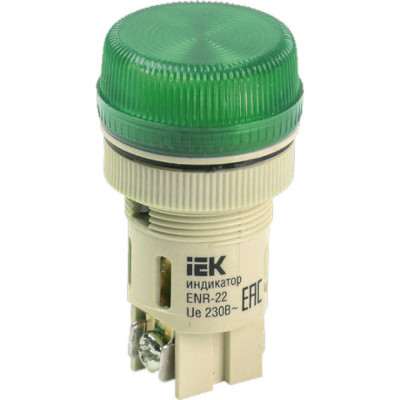 IEK Арматура светосигнал. ENR-22 зел. ИЭК BLS40-ENR-K06
