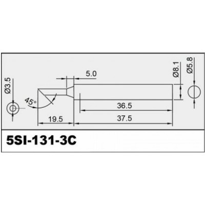 Жало для паяльника ProsKit 5SI-131-3C 00306787