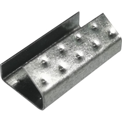 Кордленд Скрепа оцинкованная 13x27x0,5 для ПП ленты 12мм (1000шт.) PP-13zn KREP-00172