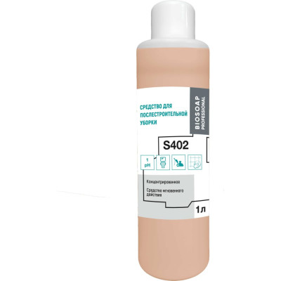 АиС BIOSOAP PROFESSIONAL / S402. Средство для послестроительной уборки 1л 9040101
