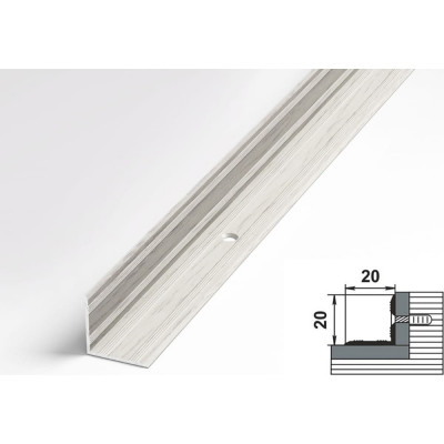 Внутренний угловой алюминиевый порог Лука УТ000023510