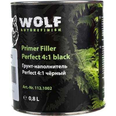 WOLF Грунт-наполнитель 4:1 Perfect Filler, чёрный 112.1002