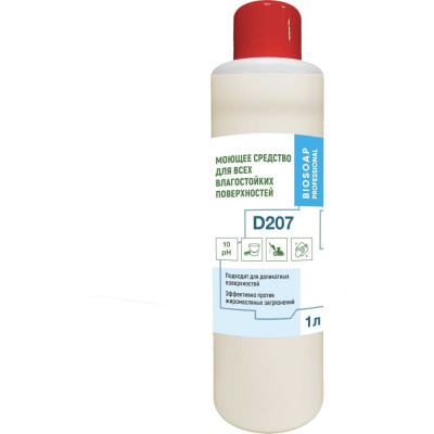 АиС BIOSOAP PROFESSIONAL D207. Моющее средство для всех влагостойких поверхностей 1л 9050701