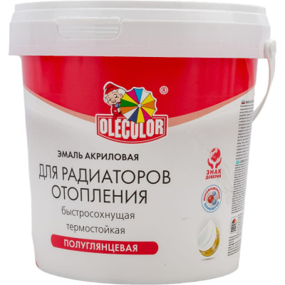 Акриловая эмаль для радиаторов отопления Olecolor 4300007667