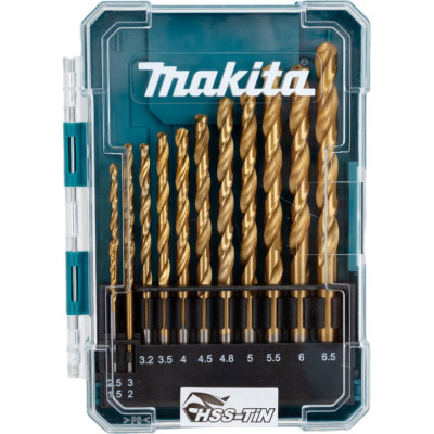 Набор сверл по металлу Makita Economy D-72855