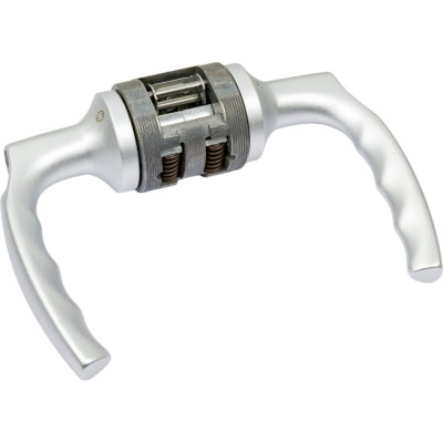HOPPE Замок с ручкой HCS A1530 Atlanta SK/OL WC F1-2серебристый без фальца, A=35-45mm backset 60мм 65431