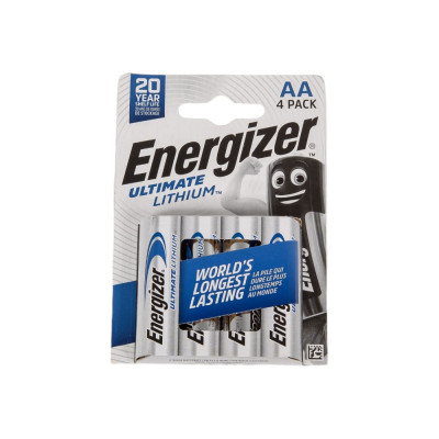 Energizer Бат. Ultimate Lithium E91/AA 4 шт/бл 639155