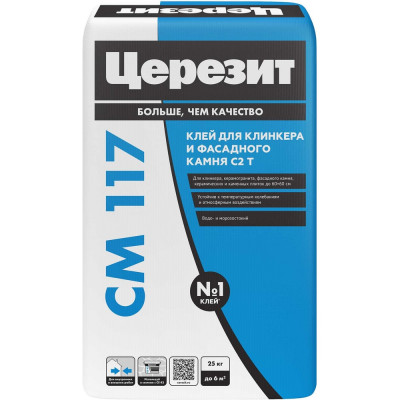 Церезит Клей эластифицированный СМ 117 25 кг С-20387 792213