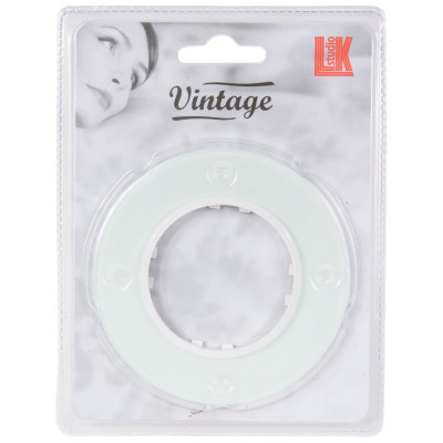 LK Studio Рамка 1-пост. круглая из натурального светлого стекла LK Vintage 889111-1