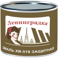 ЛЕНИНГРАДКА ХВ-518 эмаль /1,8 кг/ черная УТ000011964