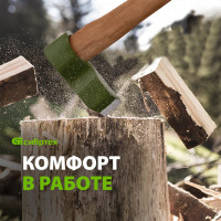 Кованый колун СИБРТЕХ 1700/2050 г, деревянное топорище, 600 мм 21842