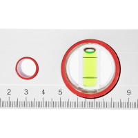 Алюминиевый уровень 1200 мм SPARTA 3 глазка, линейка// 331325