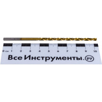 Сверло (10 шт; 3.2х102 мм; HSS) по металлу Fit 34232