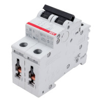 Автоматический модульный выключатель ABB 2п C S202 6кА 6А 2CDS252001R0064