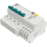 Автоматический выключатель дифференциального тока (АВДТ) DEKraft ДИФ-101, 4 Р, хар-ка C, 25 A, 30 мА, тип AC, 4.5 кА 15022DEK