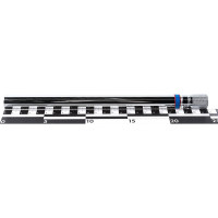 Свечная двенадцатигранная головка с резиновым фиксатором 3/8", 14 мм, L 250 мм KING TONY 36D014