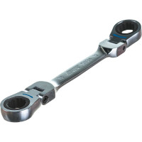 Накидной шарнирный ключ с трещоткой 10х12 мм JTC 5034
