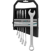 Набор комбинированных ключей 8-17мм, 6шт, CrV, матовый хром STELS 15427