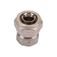 Обжимная муфта - В 20х1/2 никелированная Uni-Fitt 661N7200